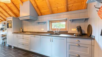 House | Private kitchen | Fridge, high chair
