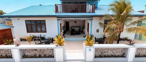 Overnatningsstedets facade