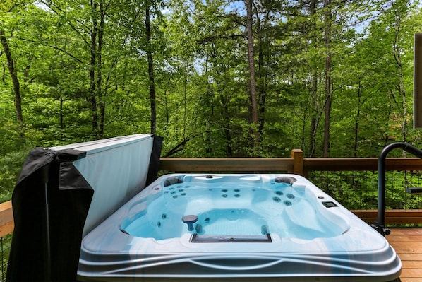 Bain à remous extérieur