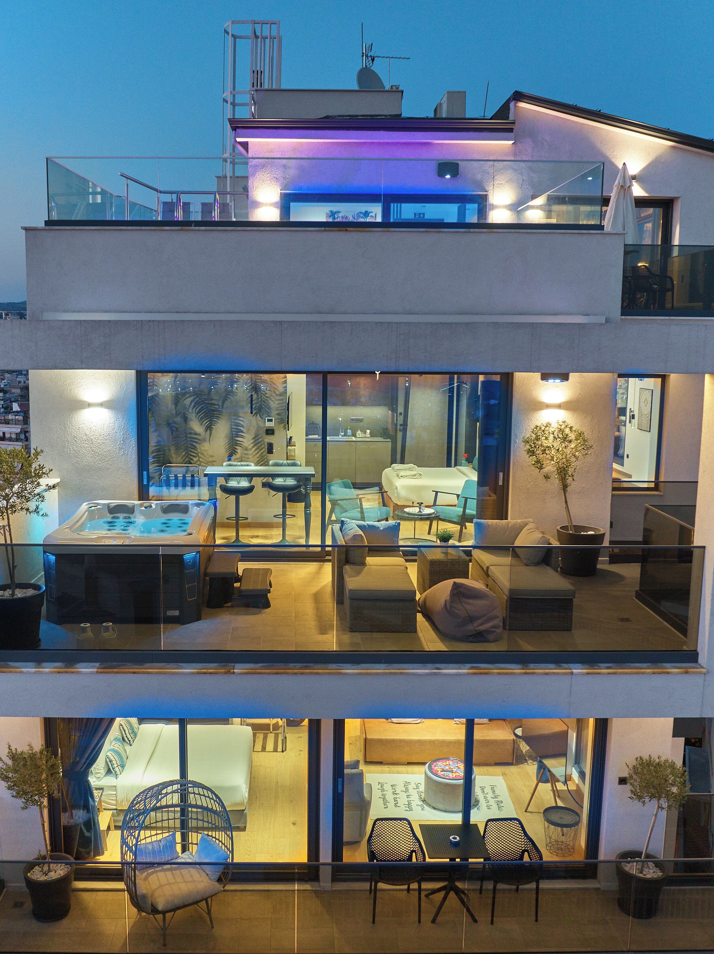 Superior Suite with Sea View and Jacuzzi | Terraza o patio