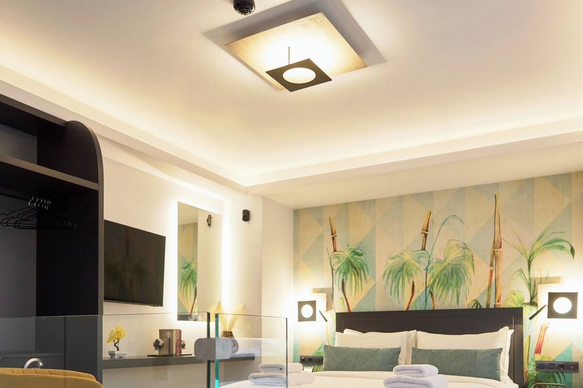 Premium bedding, memory-foam beds, minibar, in-room safe