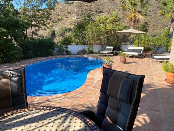 Villa | Pool | Indoor pool, outdoor pool - Holiday Home in Arenas With Pool & Sea Views (Arenas)