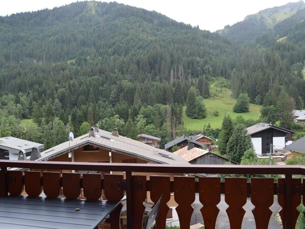 Blick von der Unterkunft