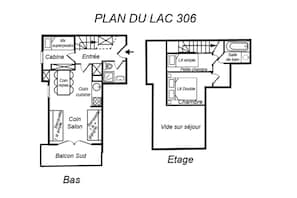 Floor plan - At the foot of shops, 3rd floor, 35m², Méribel-Mottaret (Méribel - Les Allues)