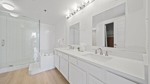 Shower, towels