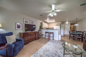 Condo, 2 Bedrooms | Living area | Smart TV - Ww H202 Mather Street Retreat 2 Bedroom Condo by RedAwning (New Braunfels)