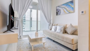 Luxury Apartment | Living area - Staycae Holiday Homes - Reva (Dubai)