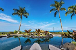 Pool - Pacific Palm Villas at Hali’I Kai 5H! 3 bedroom, Luxury Location With A/C (Waikoloa)