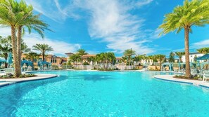 Pool - Frozen Theme/Flowrider/Kids Splash Pad/Solara Resort/New/Bar/Restaurant/65inchtv (Kissimmee)