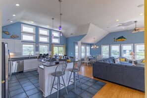 Interior - Oceanside Corolla home w/ pool & hot tub just 875' to the beach! (Corolla)