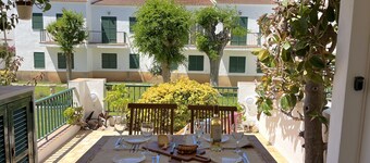 Large terrace and community pool Son Parc