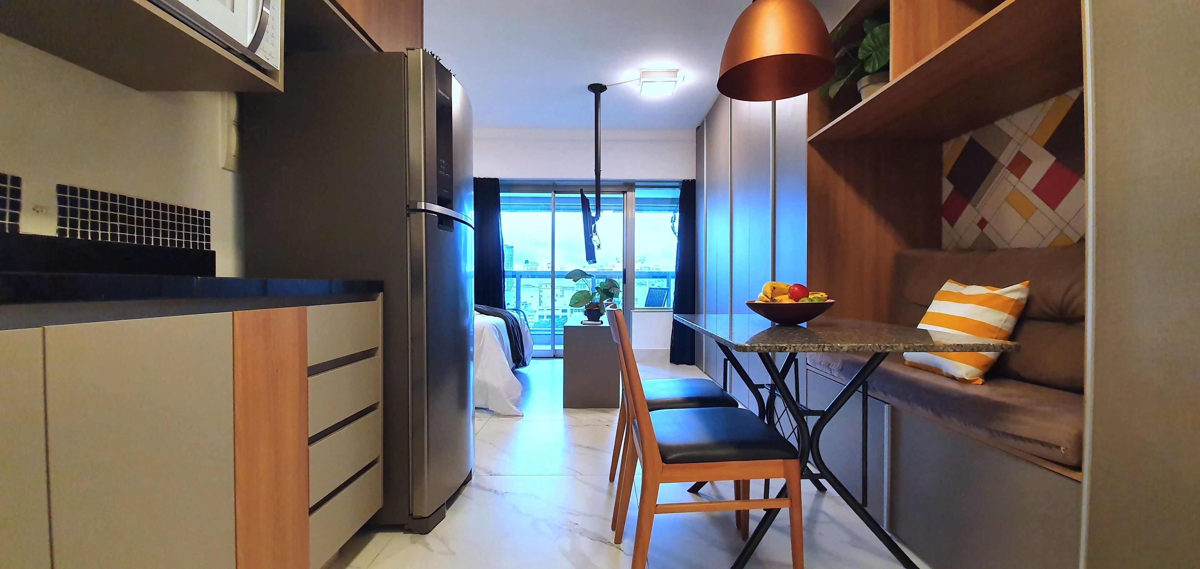 Apartment | Private kitchen | Microwave, cookware/dishes/utensils