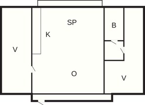 Floor plan - 5 Person Holiday Home in Gilleleje (Gilleleje)