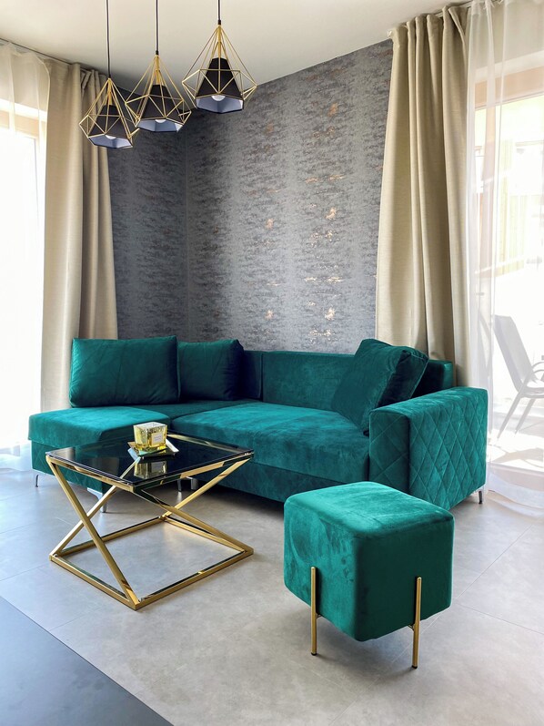 Living area - TOP HILL apartman Kubínska hoľa (Dolný Kubín)