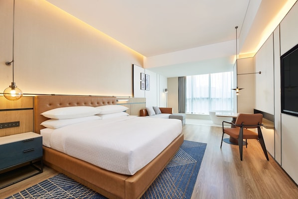 Premium-Zimmer, 1 King-Bett | Schallisolierte Zimmer