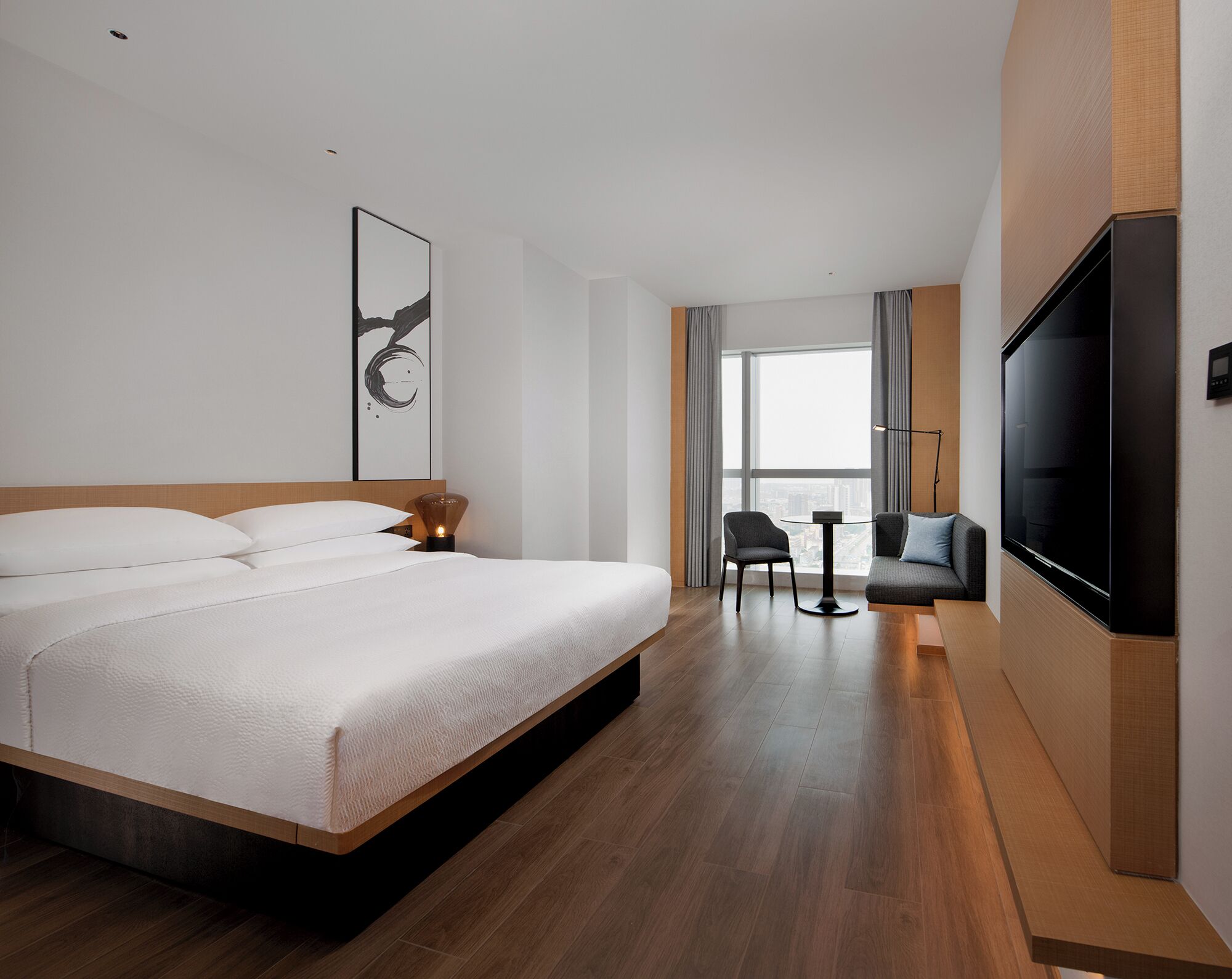 Down duvets, memory-foam beds, minibar, in-room safe