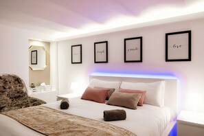 2 chambres, literie de qualité supérieure, couette en duvet d'oie