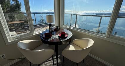 East Suite- Ocean Front Suite over looking Salish Sea and occasional Orca Whales
