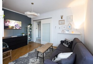 Apartment, 1 Bedroom, Garden View | Living area | Books - Cozinest Eco Apartment Plant Based Breakfast Included (Zagreb)