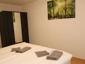 Appartement | 1 slaapkamer, individueel gemeubileerd, beddengoed