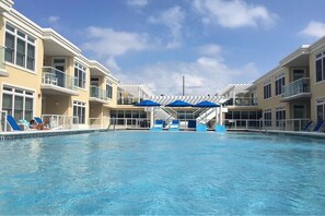 Indoor pool, outdoor pool