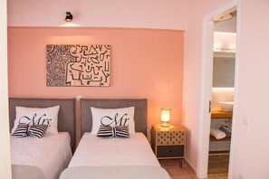 2 bedrooms, iron/ironing board, WiFi, bed sheets - Heaven Hill Villa with balcony (Corfu)