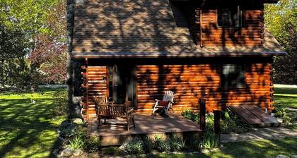 Cozy Harbor Springs cabin meticulously maintained on 4 acres.