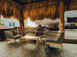 Zona de estar del vestíbulo