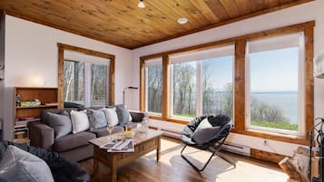 Fernseher, Kamin