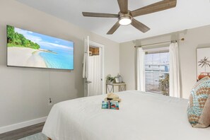 2 bedrooms, iron/ironing board, travel cot, free WiFi