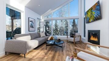 Smart TV, fireplace, table tennis