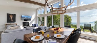 Le Versant Sud 7: Private Spa, Sauna & Views