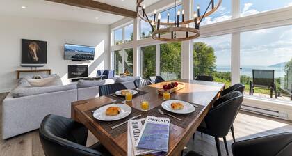 Le Versant Sud 7: Private Spa, Sauna & Views