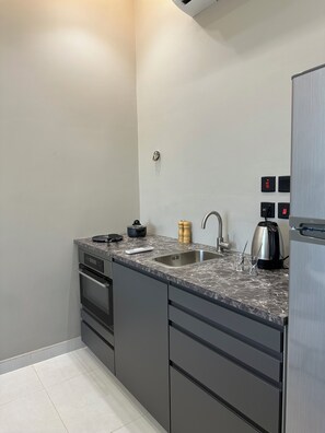 Apartment, 1 King-Bett, Kochnische | Eigene Kochnische