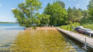 Beach - Sandy Beach on O'Brien Lake. Sleeps 16 (Crosslake)