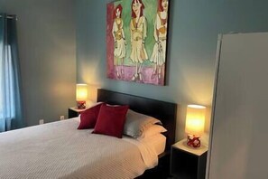 1 室のベッドルーム、アイロン / アイロン台、旅行用ベビーベッド、WiFi