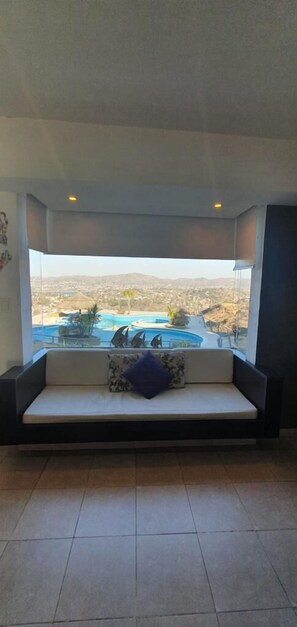 Junior Apartment, City View | Living area | Flat-screen TV - ERNESTINA VILLAGE (Villa Carlos Paz)