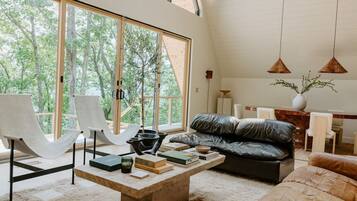 Télévision, cheminée, chaßne hi-fi