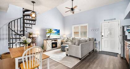 Steps 2 beach! Ocean view+ Pool+ Parking+ Families