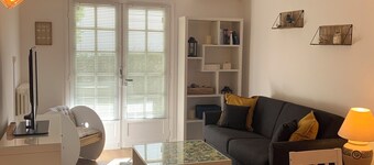 Ground floor flat with garden - 3*** furnished holiday home- all comforts - wifi