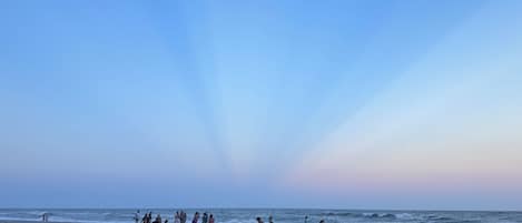 海灘、躺椅、沙灘巾