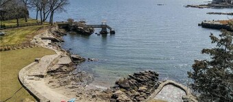 Waterfront home on the Long Island sound with private beach access