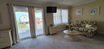 华丽四人房, 2 张大床, 私人浴室, 海洋景观 | 免费 WiFi