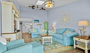 Smart TV - Pelican’s Perch.Oceanfront 2 bedroom 2 bath .Pool (North Topsail)