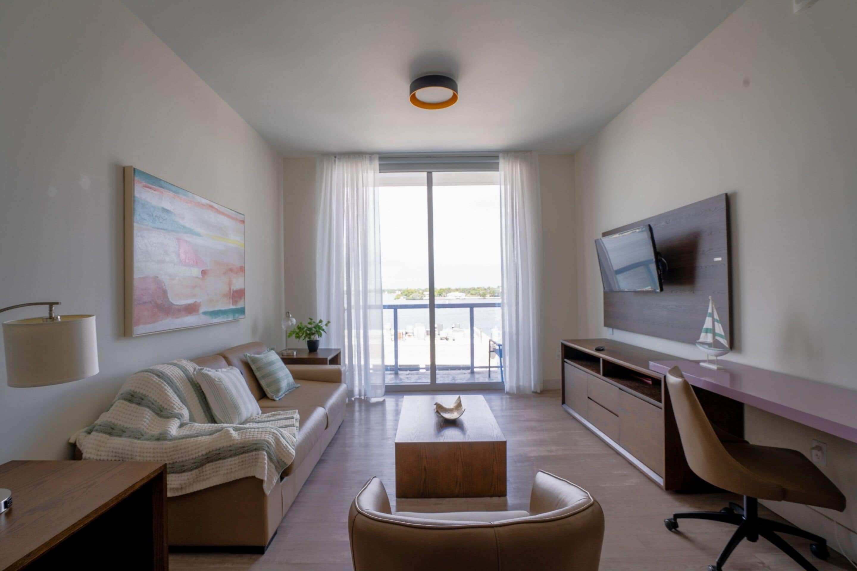 Family Apartment, Balcony, Bay View | Living area