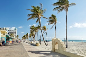 On the beach, white sand, 10 beach bars
