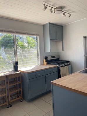 Frigorífico, horno, placa de cocina y cafetera o tetera