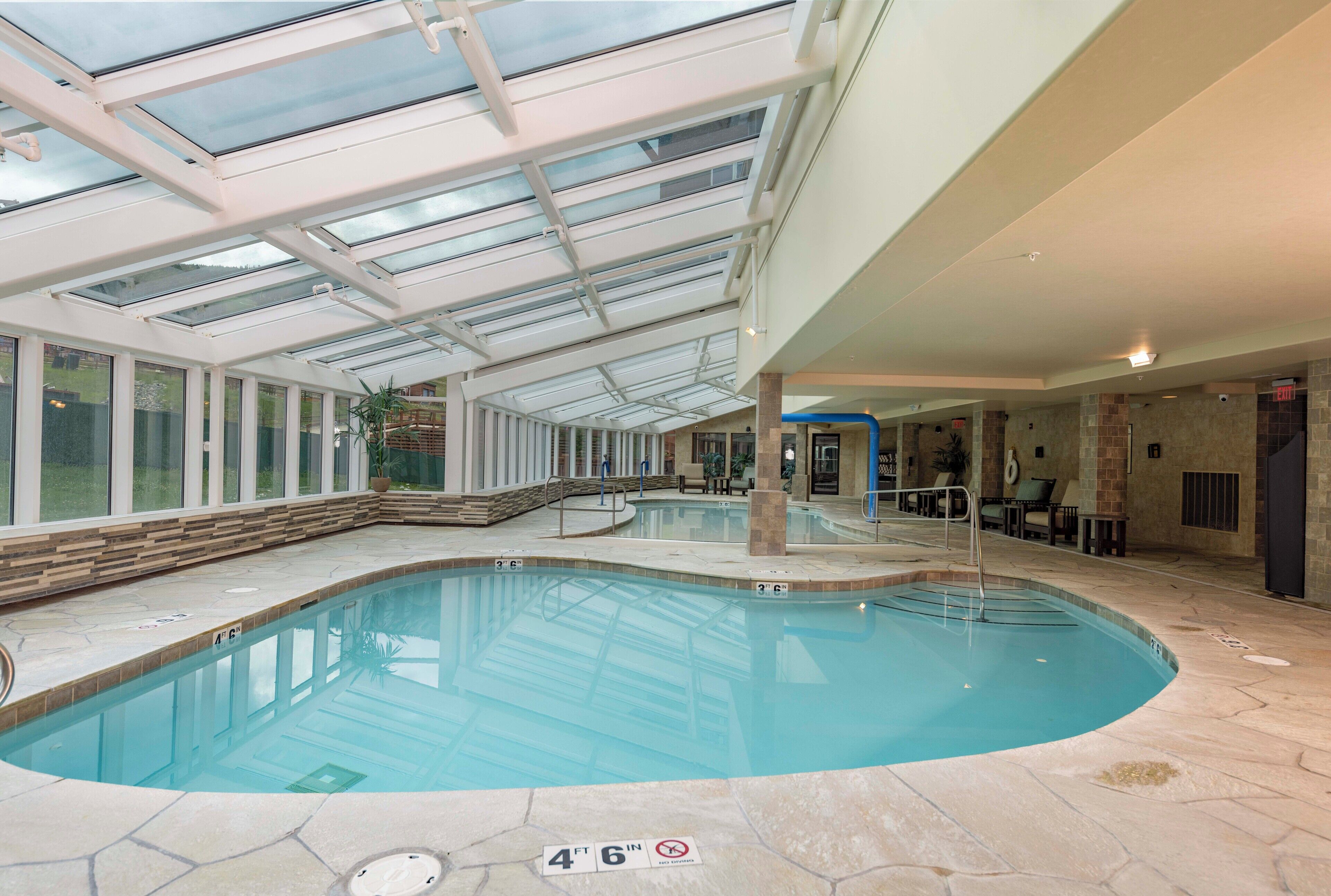 Indoor pool, a heated pool