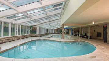 Indoor pool, a heated pool