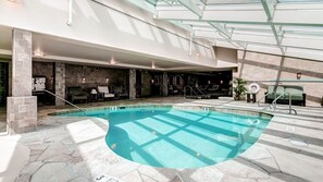 Indoor pool, a heated pool